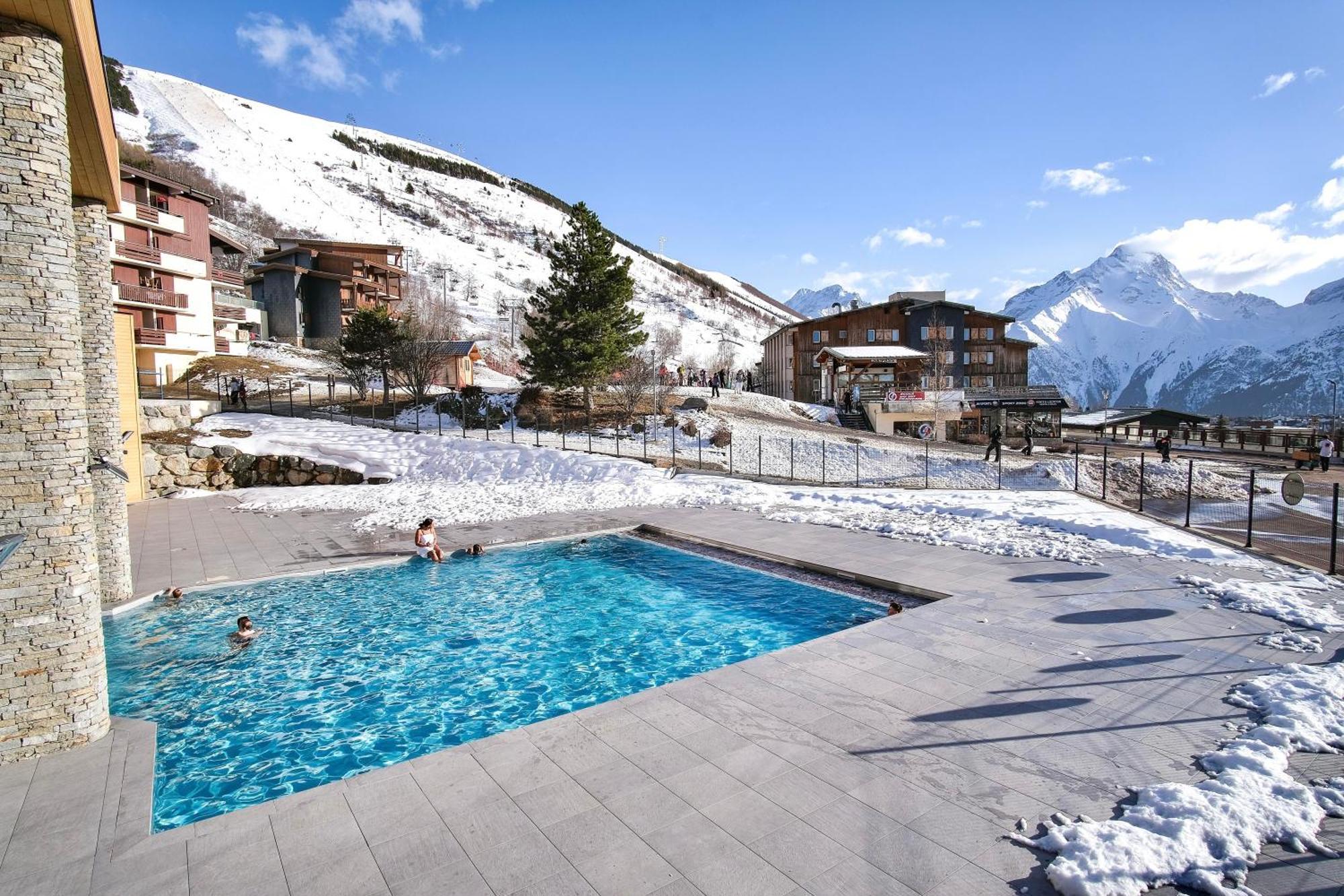 فندق Belambra Clubs Les 2 Alpes Les Cretes لو دوز آلب المظهر الخارجي الصورة