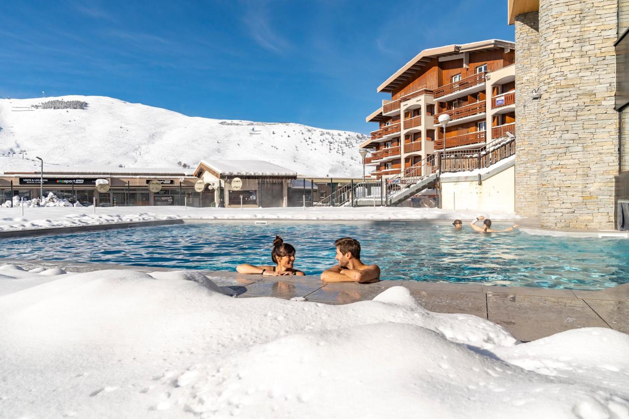 فندق Belambra Clubs Les 2 Alpes Les Cretes لو دوز آلب المظهر الخارجي الصورة